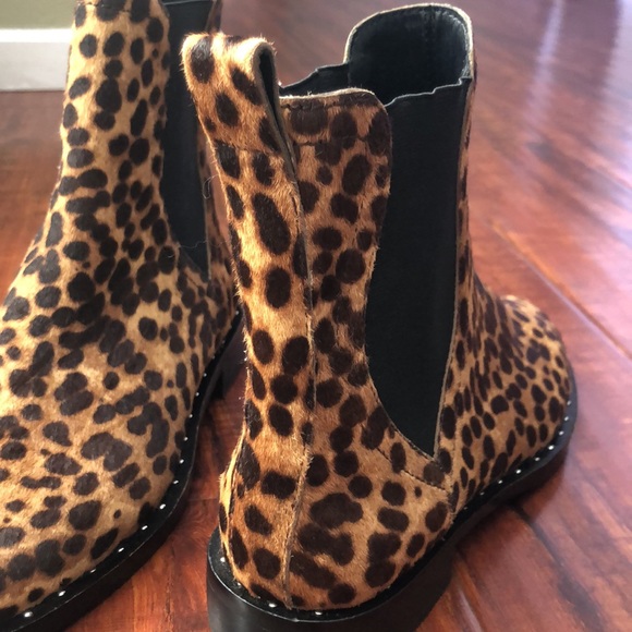 Rebecca Minkoff Sabeen Too Genuine Calf Hair Chelsea Boot - Picture 4 of 8